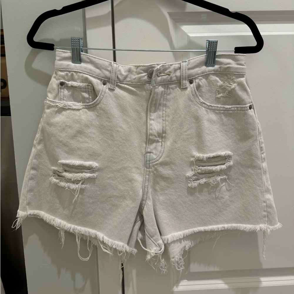 Urban Outfitters BDG white high waisted denim shorts